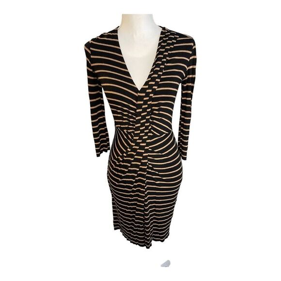 Anthropologie Confluence‎ Black Striped Dress Size XS by Bailey 44 - Picture 1 of 4
